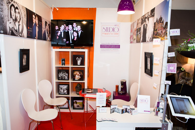 Le stand de Studio Happy to See au salon du mariage et du pacs 2013 à Toulouse