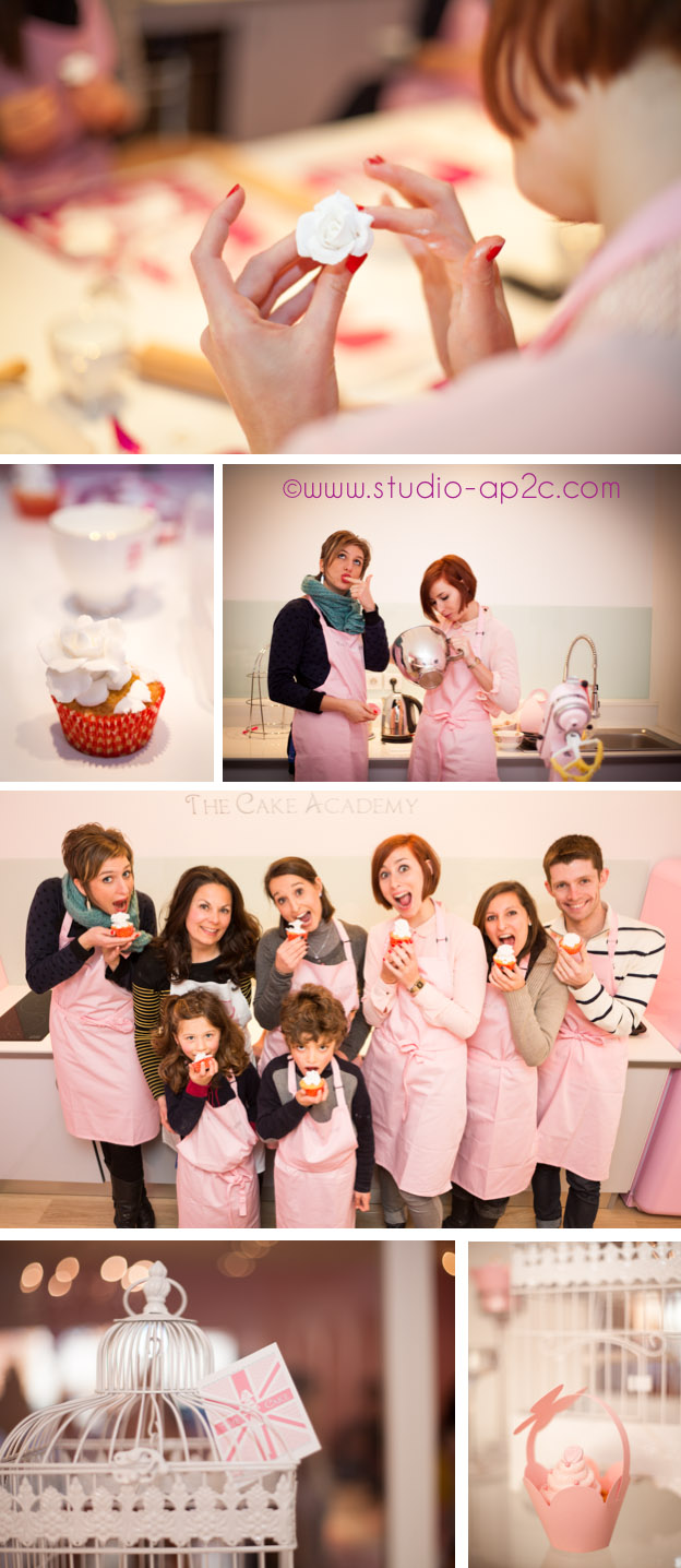 Atelier Cupcake chez The Cake Academy une boutique de wedding cake et cupcake.