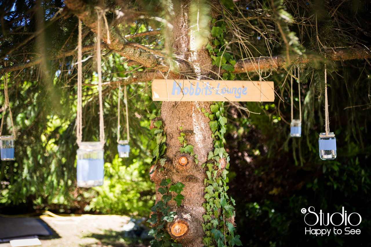 Décoration originale vintage mariage