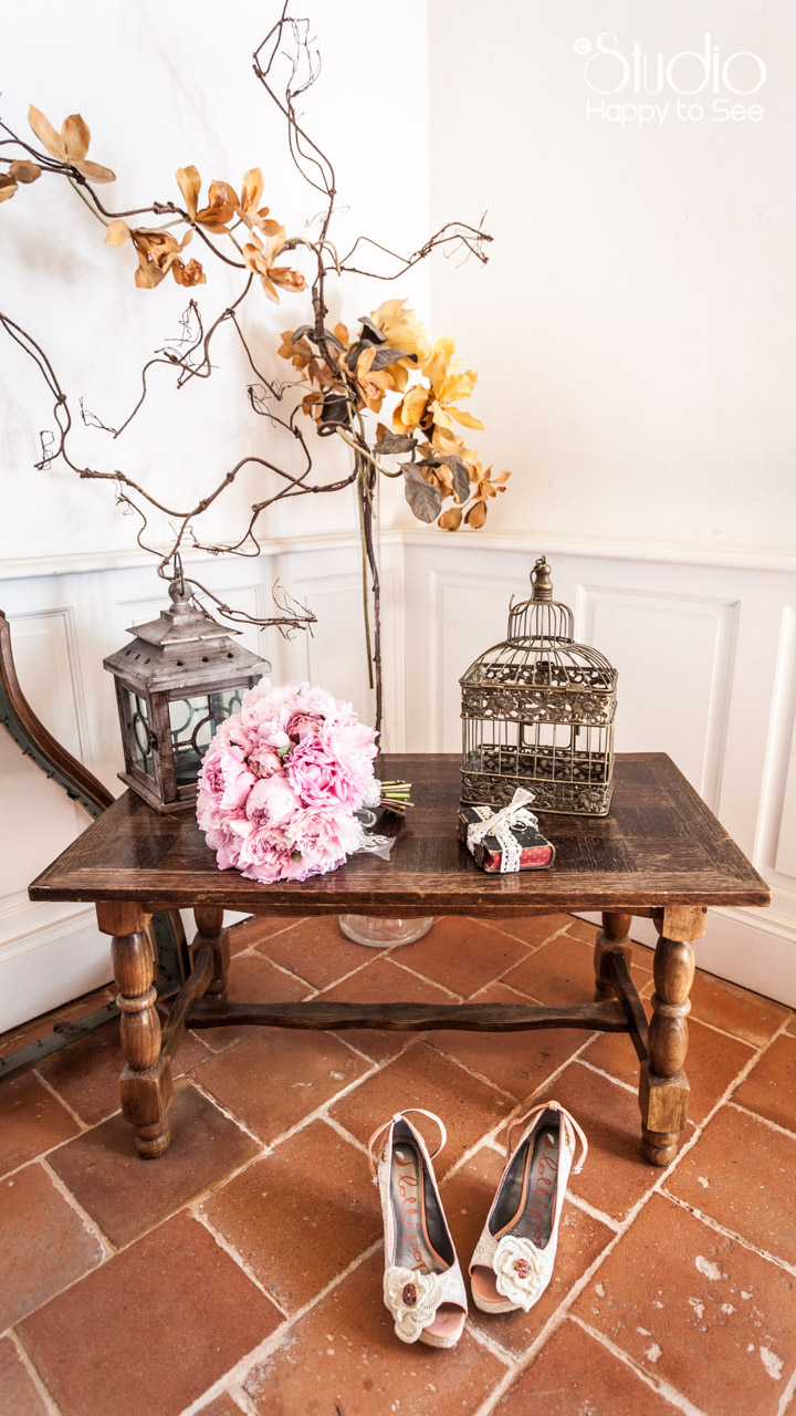 Préparatifs mariage vintage