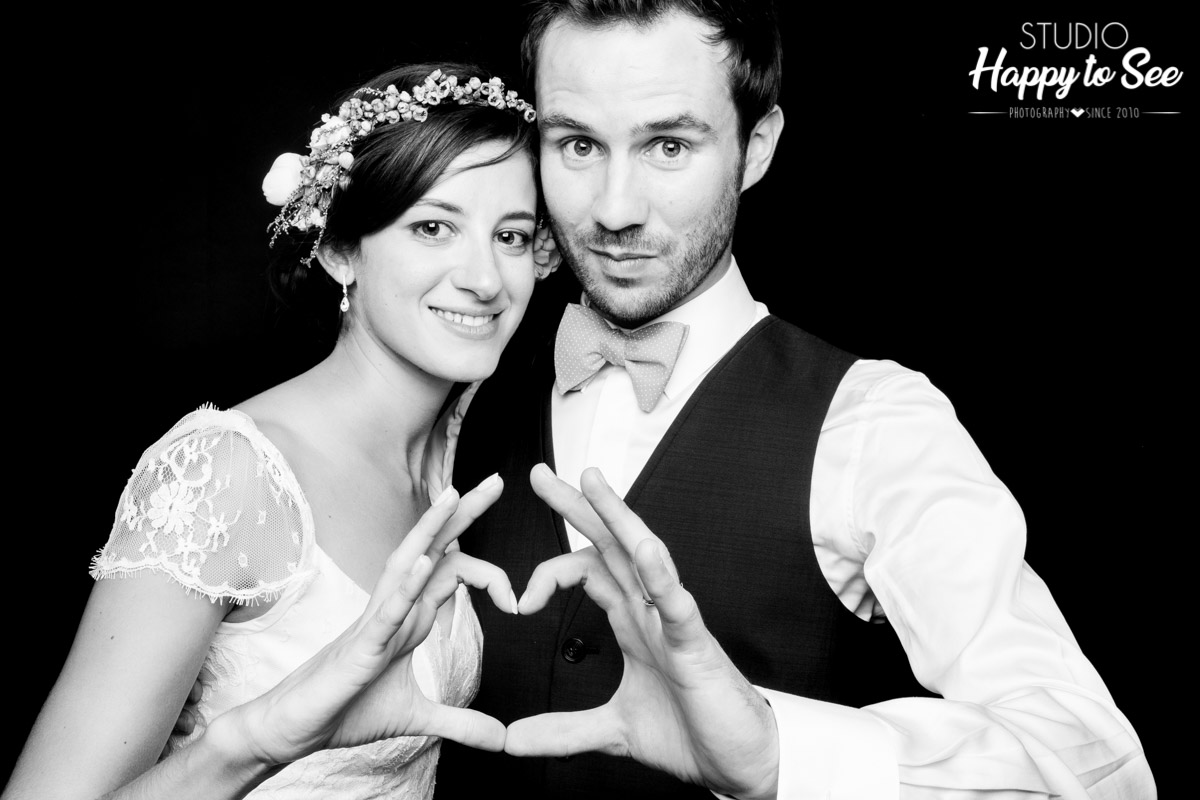 Photobooth mariage funky et branche