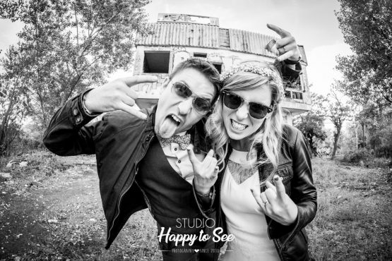 trash the dress mariage Rock N Roll