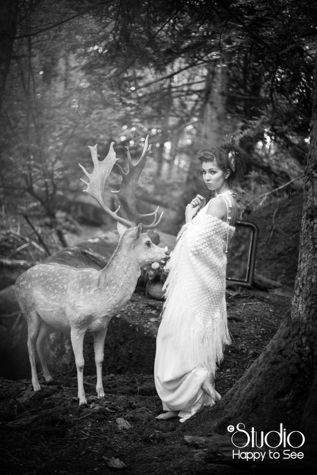 seance photo sous bois