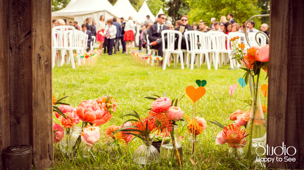 Mariage au Domaine Les jardins de Ronsac