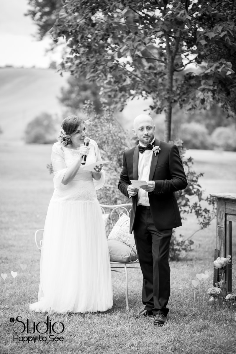 Reportage Mariage ceremonie laique Domaine les jardins de ronsac