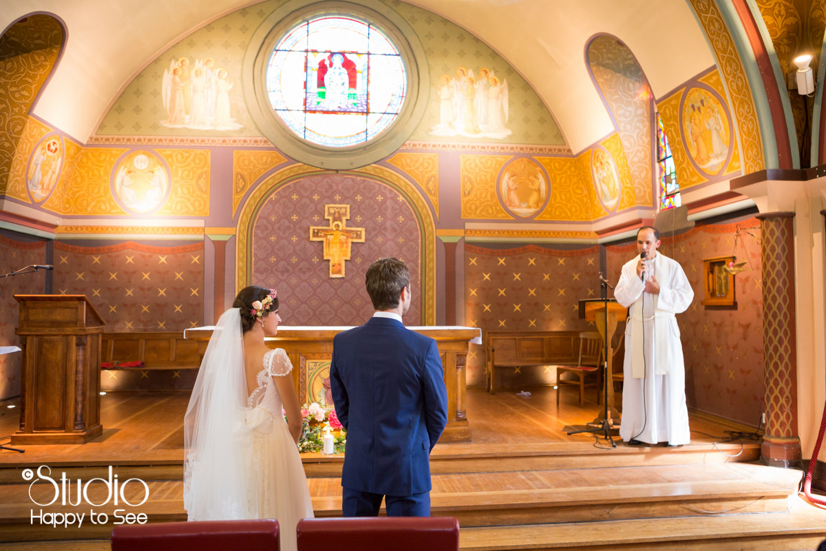 reportage mariage arcachon Eglise notre dame des passes