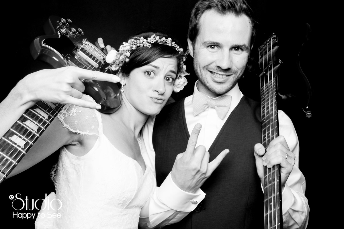 Photobooth mariage rock