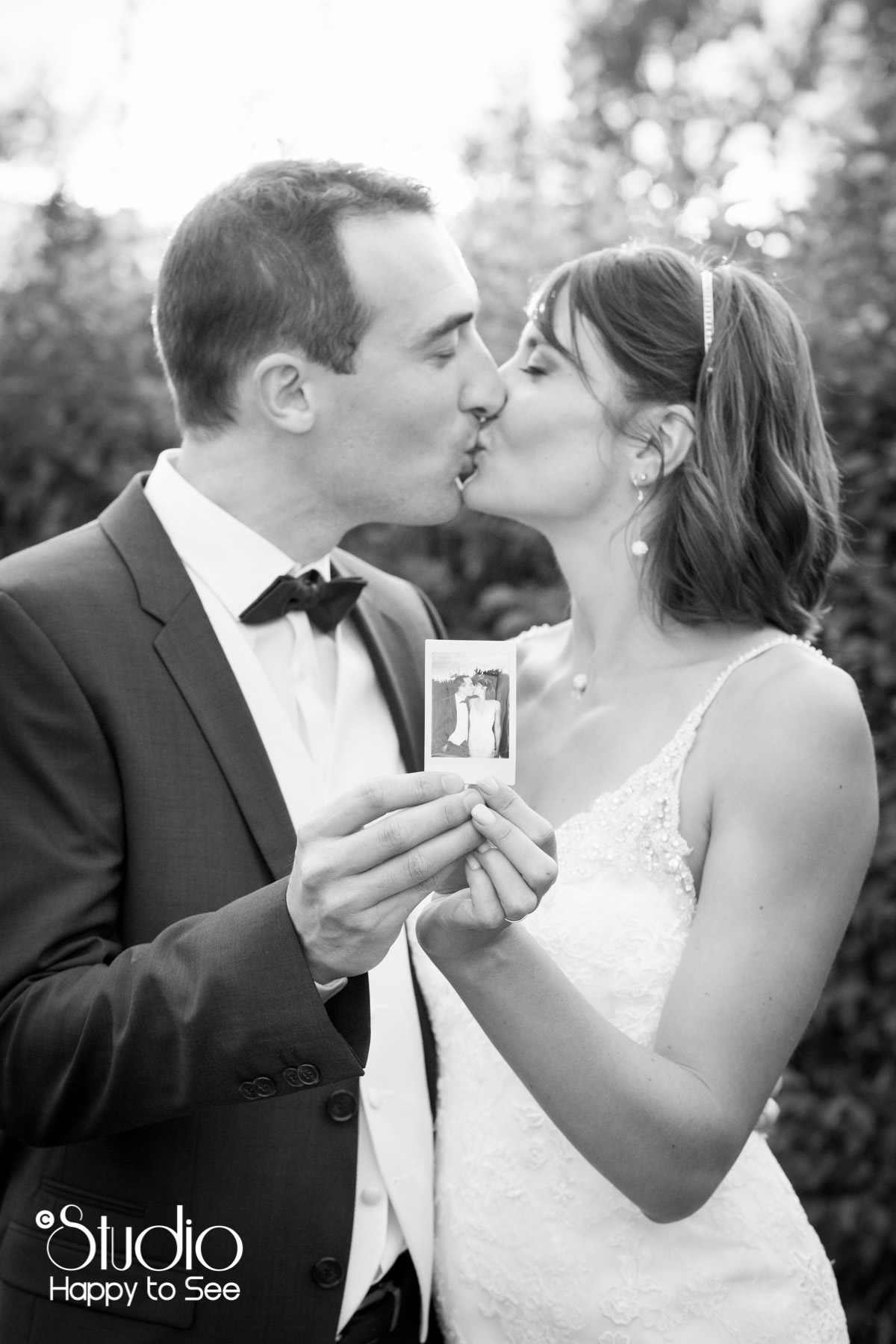 Mariage au domaine de Balestat Polaroid
