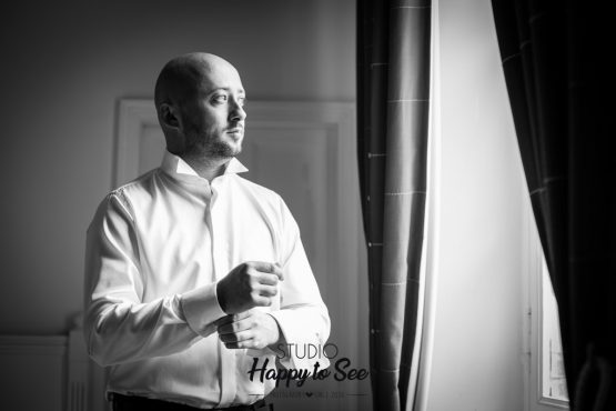 reportage photo preparatifs du marie