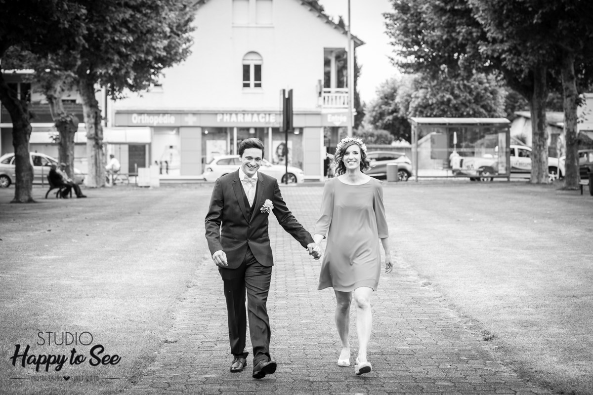 Reportage mariage Pau mairie bizanos