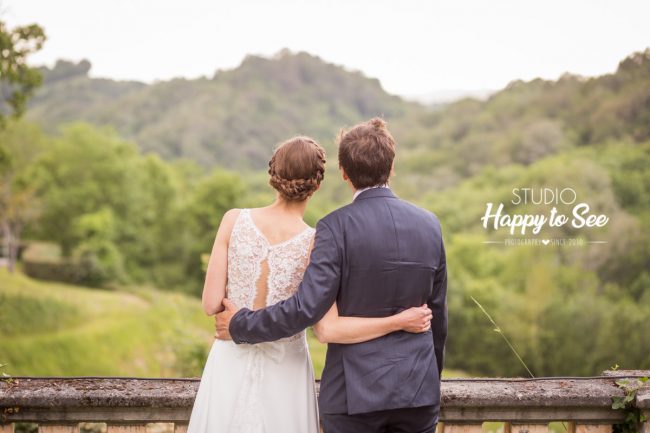 Reportage mariage domaine de Lucain Pau