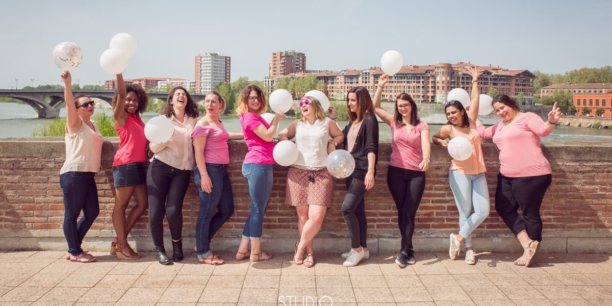 seance photo EVJF Bords de Garonne Photographe Toulouse Albi