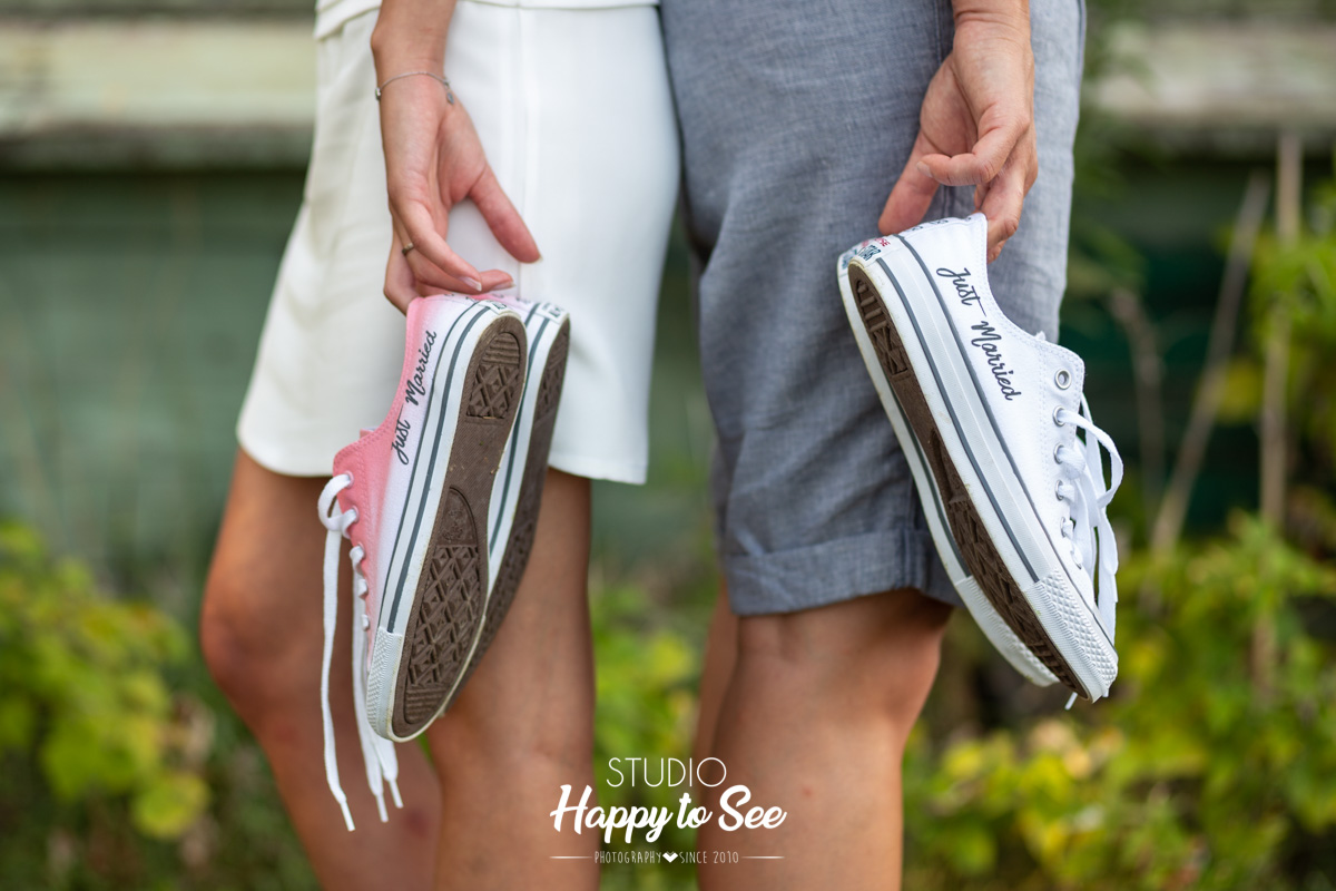 Chaussures Converses Just Married