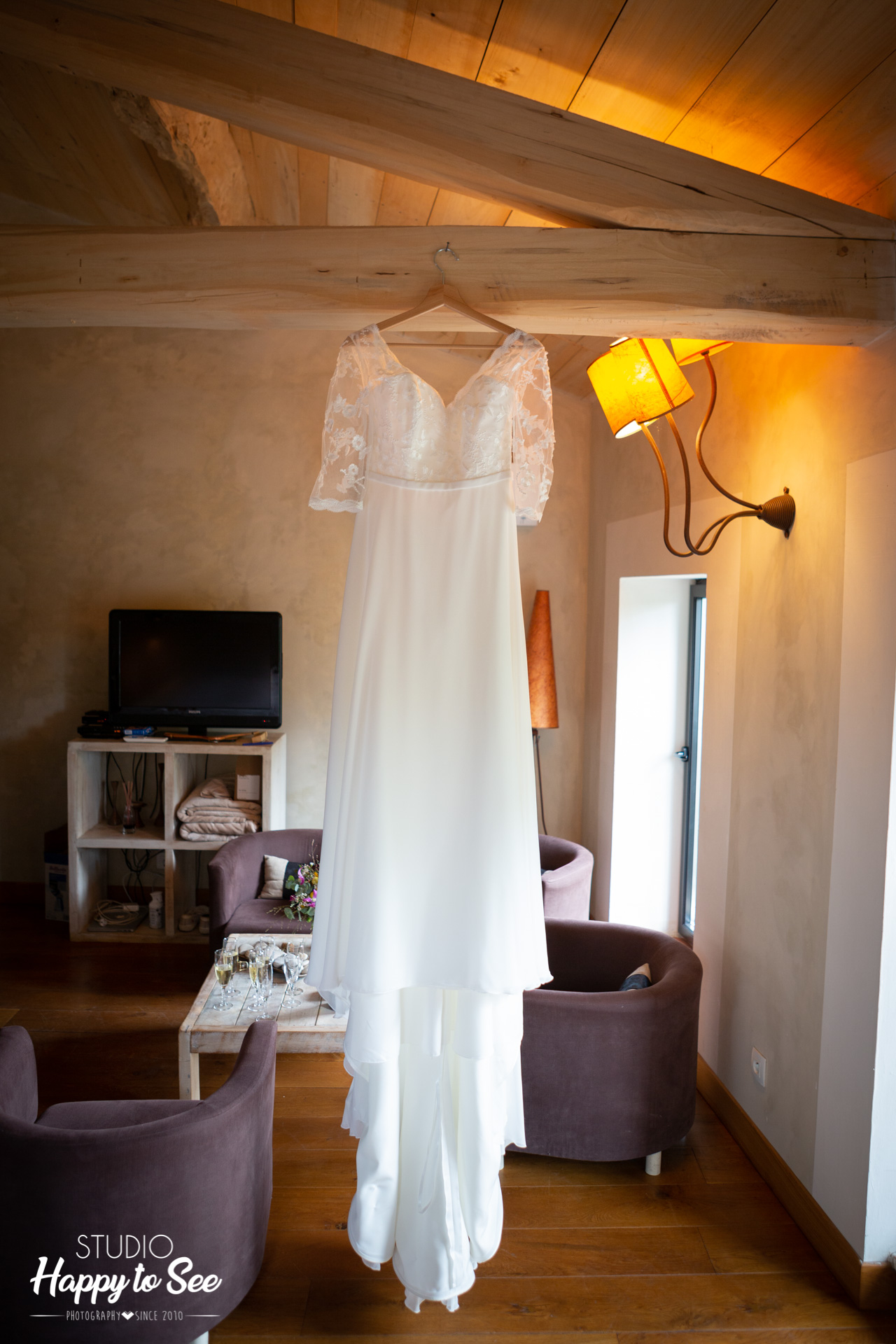 Robe de Mariée Mariage Toulouse au Moulin de Nartaud